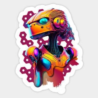 cyber punk Sticker